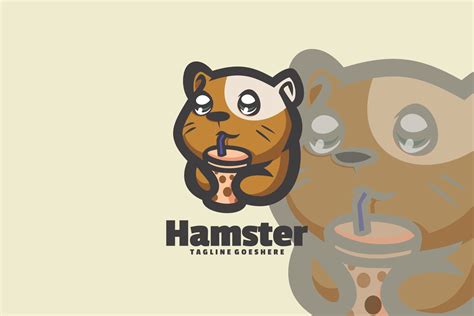 Hamster Logo Vector Graphic by lelevien · Creative Fabrica