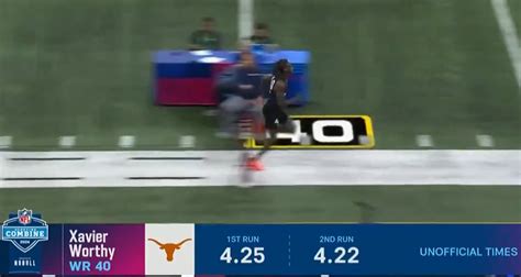 Video: Texas WR Xavier Worthy Posts Record-Tying 40-Yard Dash Time