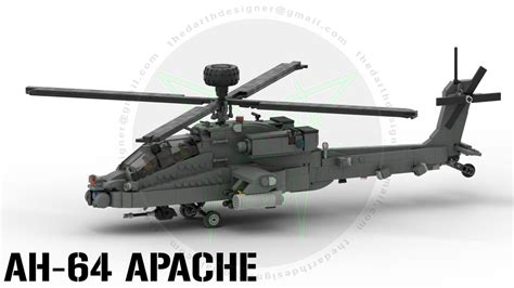 LEGO MOC Boeing AH-64 APACHE | 1:35 Scale by DarthDesigner | Rebrickable - Build with LEGO