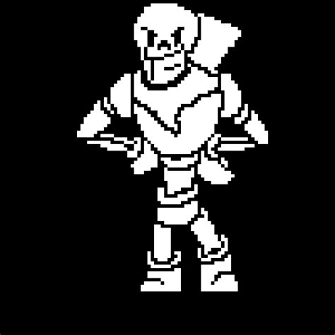 Pixilart - Papyrus battle sprite by Xr5cv