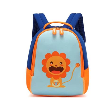 cute kindergarten backpack for boy blue small bag toddler school bag ...