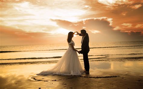 Wedding In Sunset Wallpapers - Wallpaper Cave