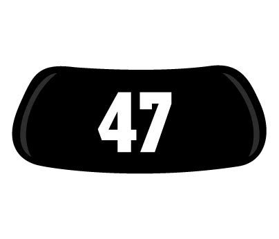 Number #47 Original EyeBlack - Numbers