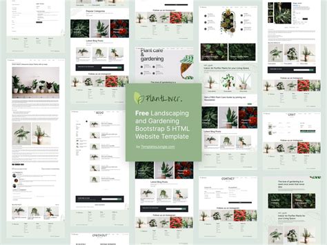 PlantLover - Free Bootstrap 5 HTML CSS Website Template - TemplatesJungle.com