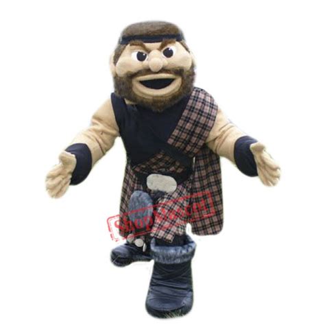 College Highlander Mascot Costume