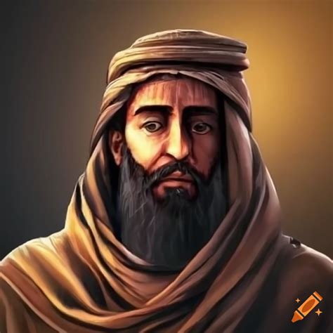 Umar bin khattab, an influential historical figure from early islam on Craiyon