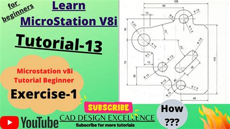 MicroStation v8i Tutorial Beginner || MicroStation Exercises 2020 (Best in Hindi) - YouTube