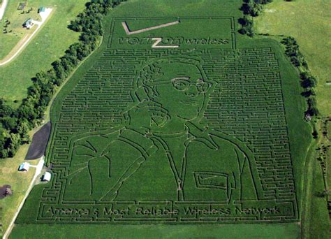 Largest Corn Maze-world record set by Benson Farms