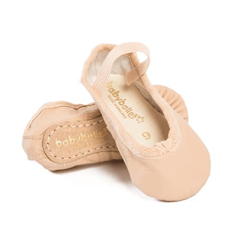 leather ballet shoes (pink) » babyballet