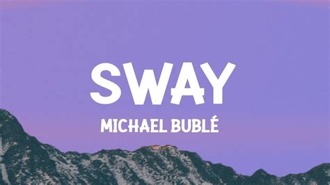 Michael Bublé - Sway (Lyrics) Chords - Chordify