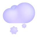 Cloud With Snow 3d Icon | FluentUI Emoji 3D Iconpack | Microsoft