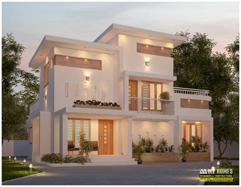 contemporary house kerala best designs and plans at low cost price