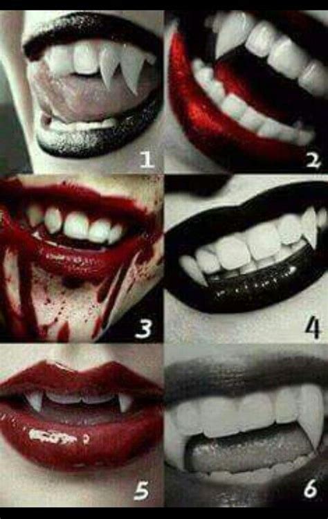 Which vampire teeth? | The darkest minds, Vampire art, Vampire teeth