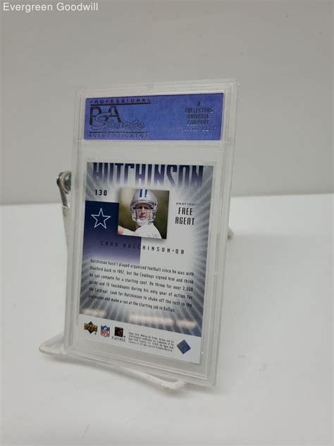 VTG 2002 U.D. #130 Graded MINT 9 Chad Hutchinson Cowboys Rookie Card | eBay