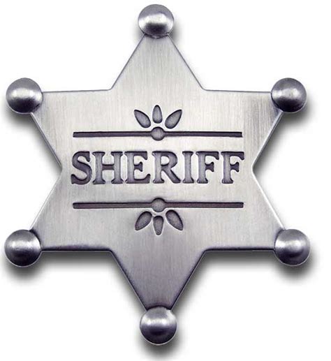 Sheriff Star Badge – Wild Wild West