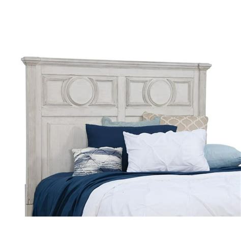 Brighten Distressed Antique White King Headboard - Walmart.com ...