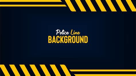 Premium Vector | Police line background design