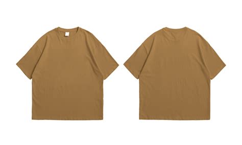 Download Oversize pebble brown t-shirt front and back background transparent for free | Clothing ...