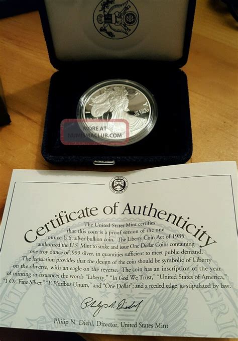 1996 Silver American Eagle Proof