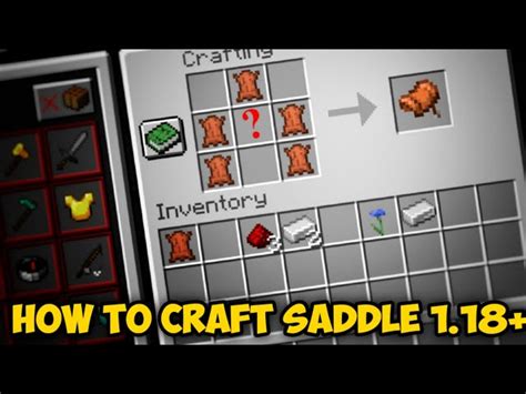 How to Make a Saddle in Minecraft: A Step-by-Step Guide - On This Very Spot