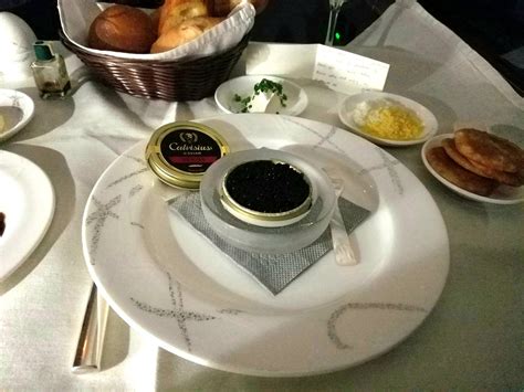 [I ate] Caviar and blinis. : r/food