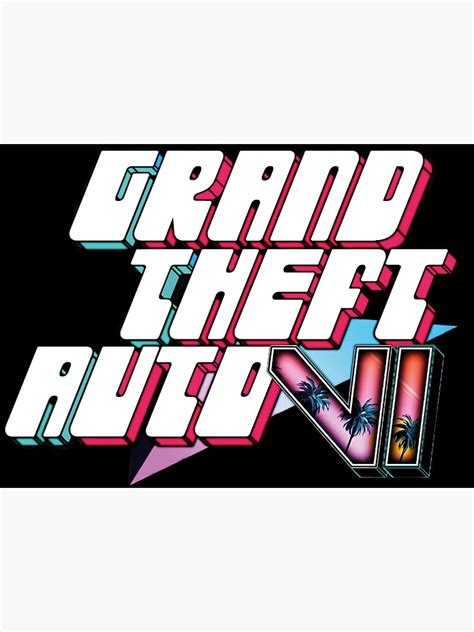 "Grand Theft Auto VI Fan Art" Poster for Sale by pomak | Redbubble