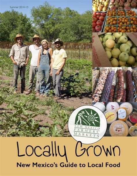 LOCALLY GROWN Food Guide Released – New Mexico Farmers' Marketing ...