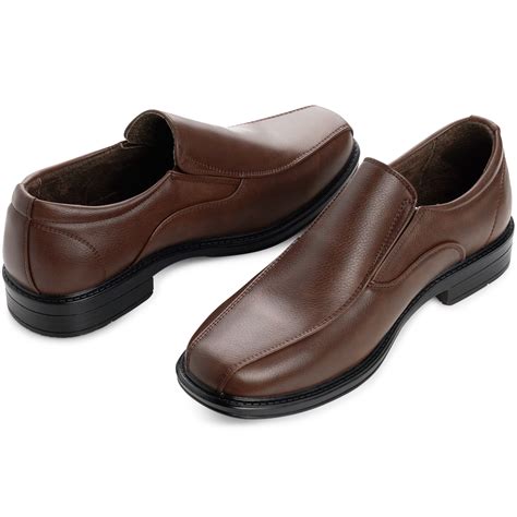 Alpine Swiss Mens Dress Shoes Leather Lined Slip On Loafers Good for ...