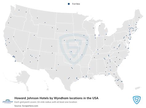 Number of Howard Johnson Hotels by Wyndham locations in the USA in 2024 ...