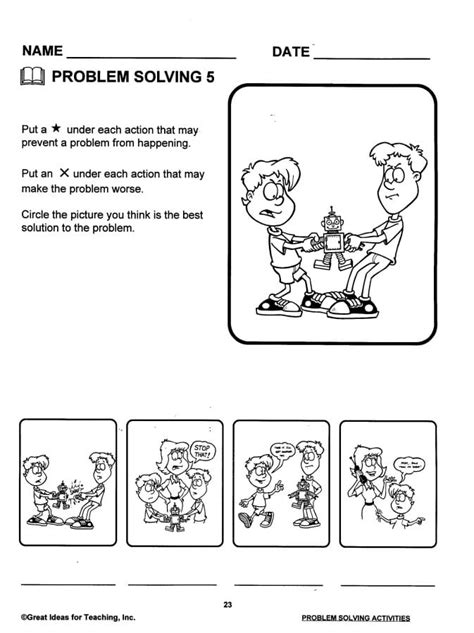 Problem Solving Activities - Speech Corner