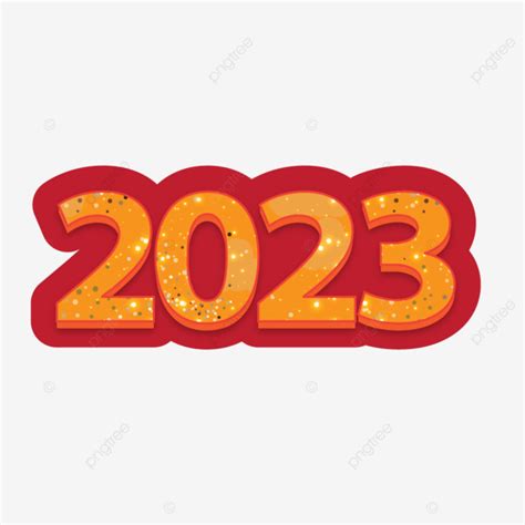 2023 Text With Light Effect, 2023 Text, 2023, Light Effect PNG and ...