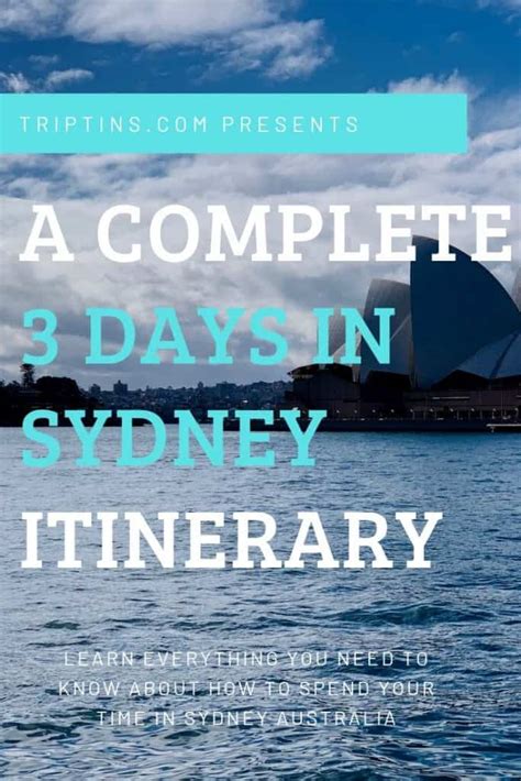 Sydney Itinerary 3 Days | How to Spend 3 Days in SYDNEY AUSTRALIA