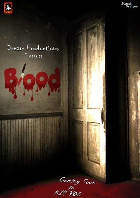 BLOOD POSTER -TITLE LOGO :: Behance