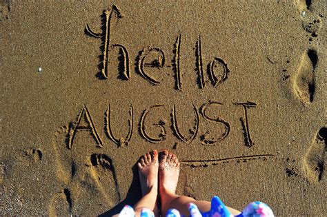 Beach Sand Hello August Pictures, Photos, and Images for Facebook ...