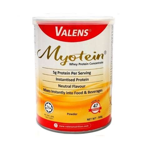 Valens Myotein Whey Protien Concentrated 300g