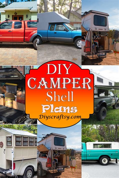 18 DIY Camper Shell Plans You Can Build Easily - DIYsCraftsy