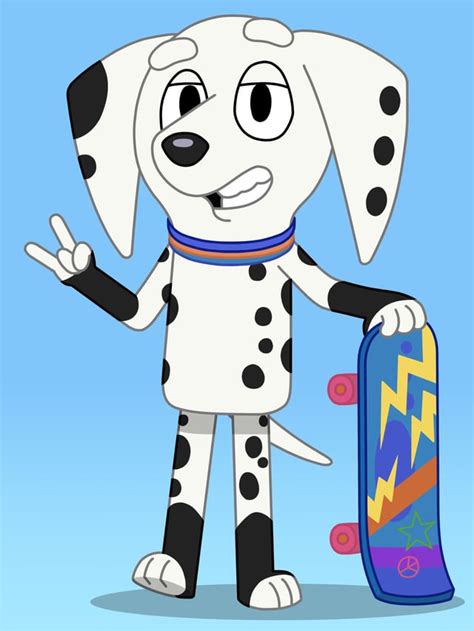 Dolly from 101 Dalmatian Street in the style of Bluey : bluey