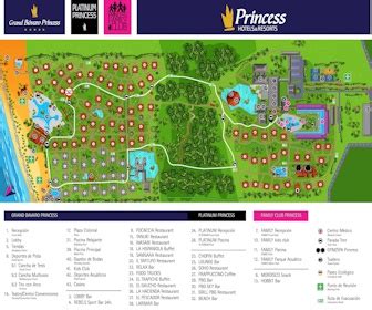 Resort Map | Grand Bavaro Princess All Suites Spa and Casino | Punta ...