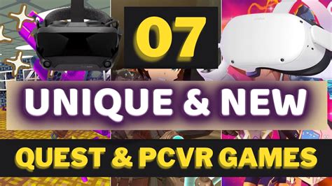 7 UNIQUE & NEW VR GAMES To Play 2022/2023 - PCVR, Quest 2