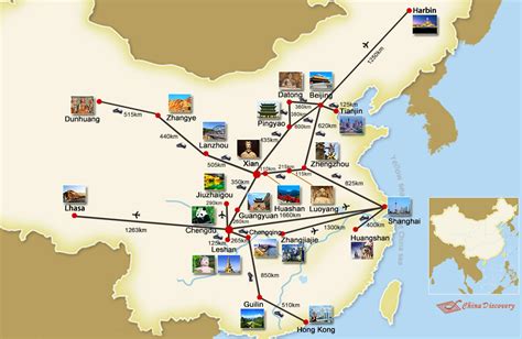 China Travel Guide Map