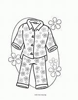 Pajama Day Coloring Pages Sketch Page sketch template