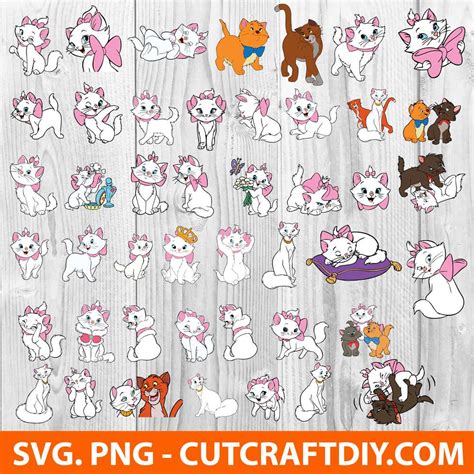 Aristocats Svg Aristocats Marie Clipart Disney Svg Files Disney | The ...