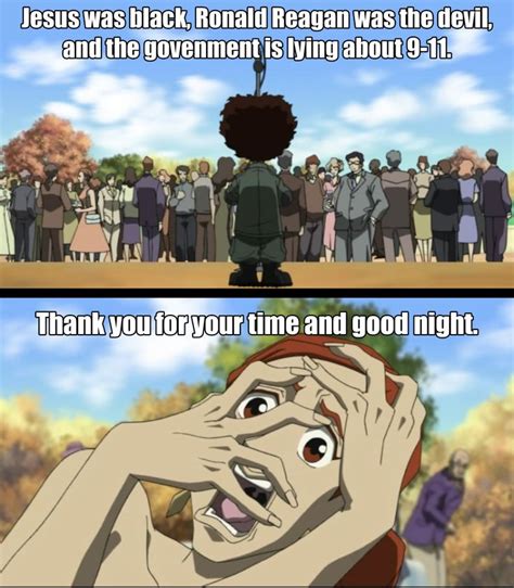 Boondocks Quotes, Boondocks Comic, The Boondocks Cartoon, Boondocks ...