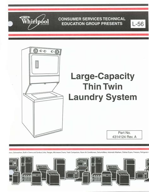 Whirlpool Thin Twin Stacked Washer Dryer Service Manual