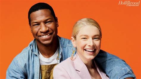 @hollywoodreporter: Hunter Schafer shoot with Jonathan Majors