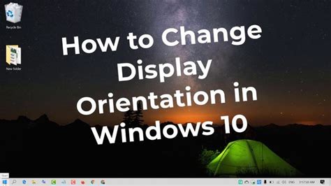 How to Change Display Orientation in Windows 10 | Windows 10, Windows, Oriental