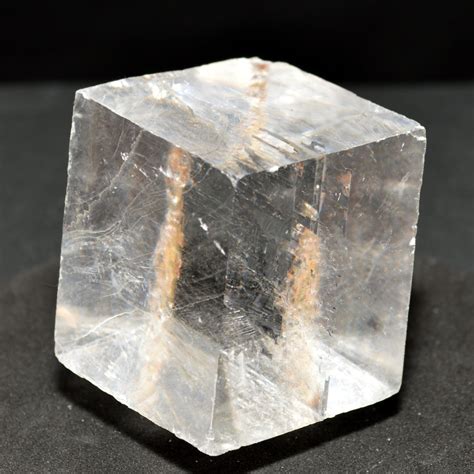 41mm 75g Clear Optical Calcite Crystal Transparent Iceland by HQRP