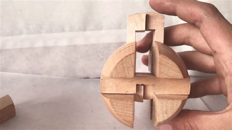 How to solve the wooden barrel puzzle - YouTube