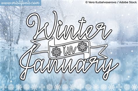 Free Winter in January Font - CreativeBooster