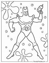 Spongebob Squarepants Coloring Pages In Grayscale sketch template